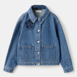 Mango jacket georgia in medium denim - Image 1