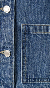 Mango jacket georgia in medium denim - Image 2