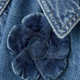 Mango jacket georgia in medium denim - Image 3
