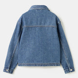 Mango jacket georgia in medium denim - Image 4