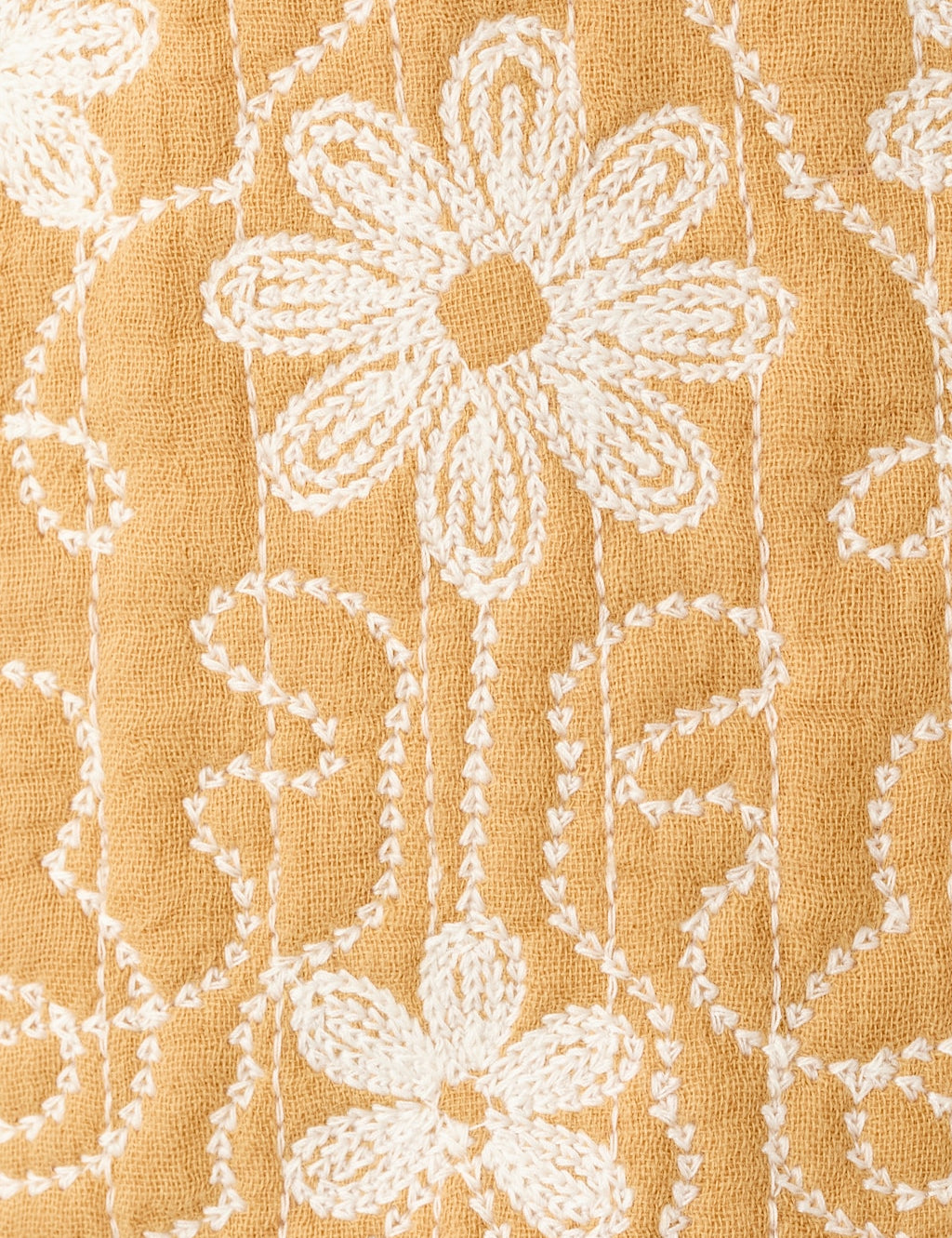 Mango vest flowy in mustard - Image 2