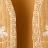 Mango vest flowy in mustard - Image 4