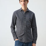 Mango shirt dani in navy - Image 1