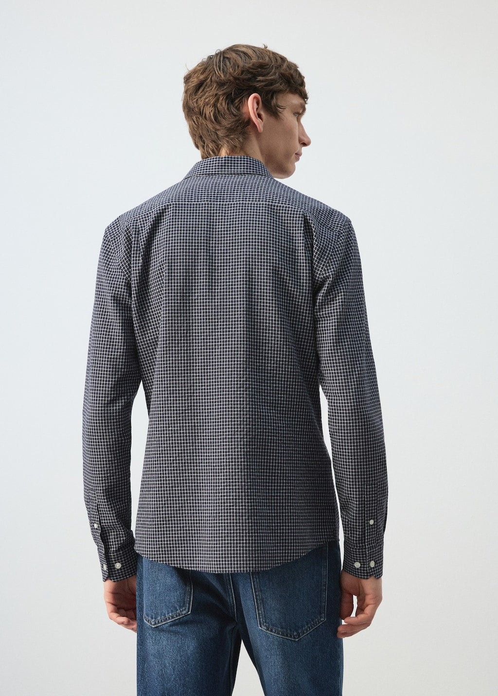 Mango shirt dani in navy - Image 7