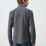 Mango shirt dani in navy - Image 7