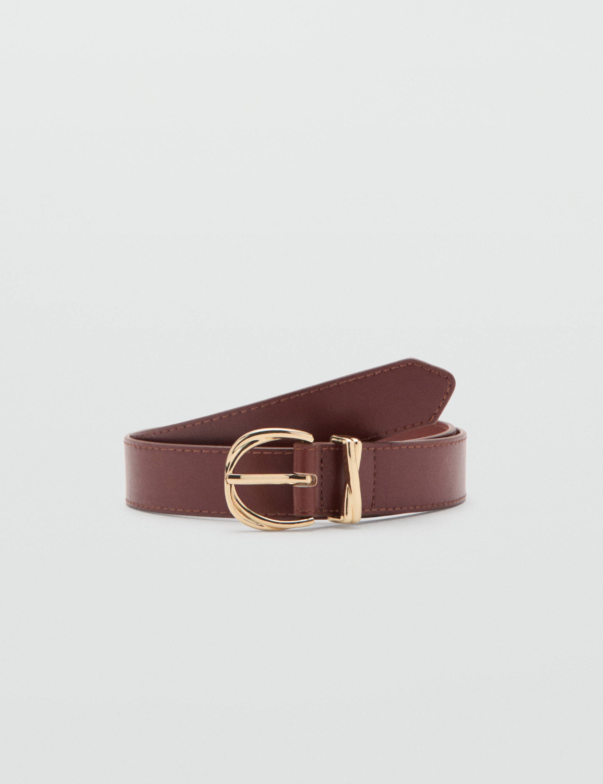 Mango belt twister in brown-051