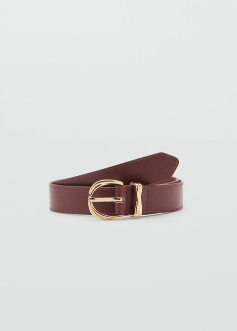Mango belt twister in brown