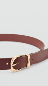 Mango belt twister in brown-052
