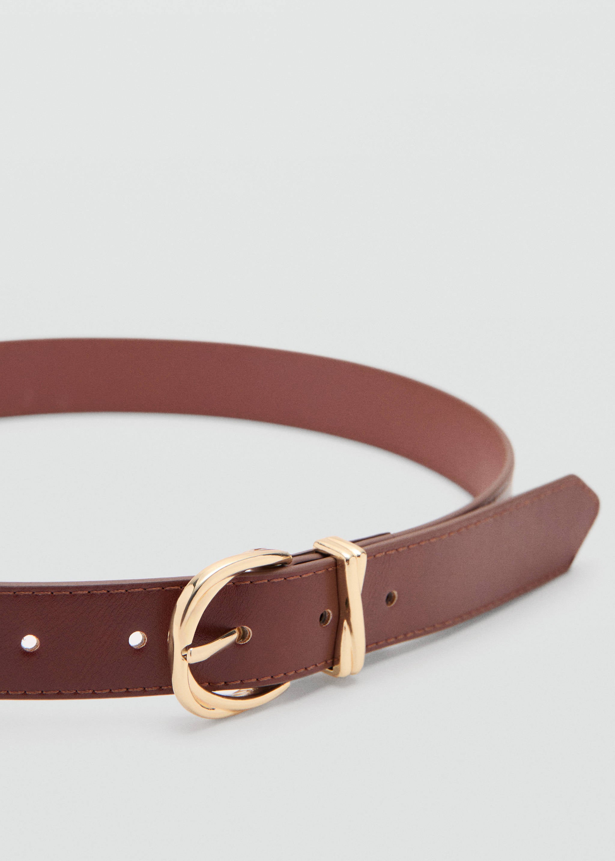 Mango belt twister in brown-052