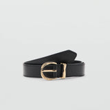 Mango belt twister in black-051
