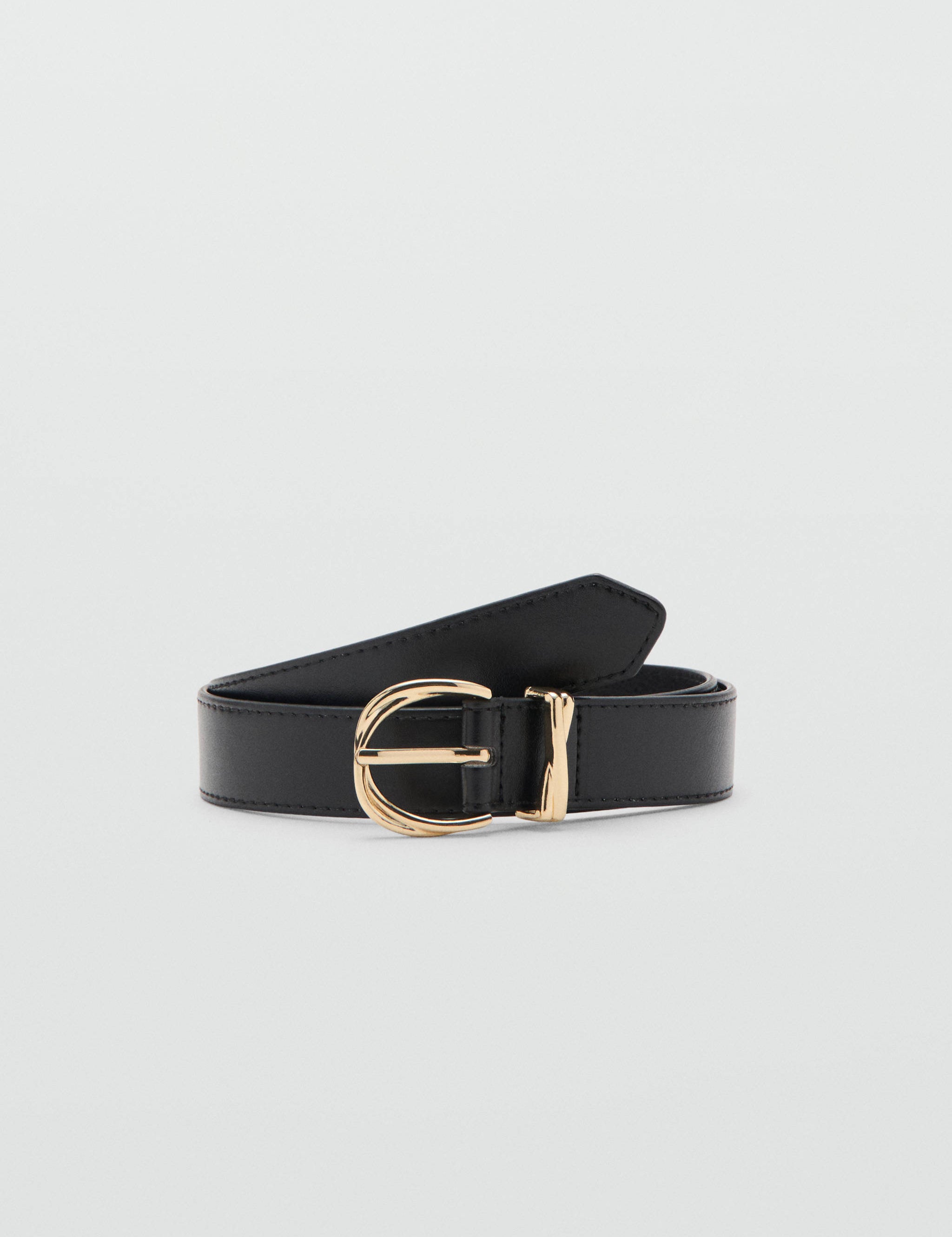 Mango belt twister in black-051