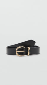 Mango belt twister in black-051