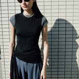 Mango top lua in black - Image 1