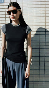 Mango top lua in black - Image 1