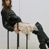 Mango skirt ines in beige - Image 4