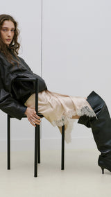 Mango skirt ines in beige - Image 4