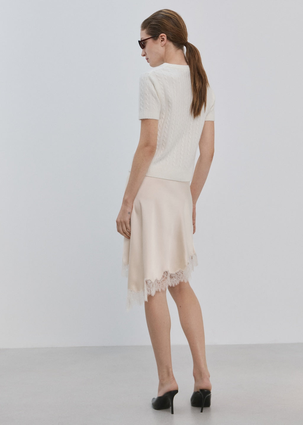 Mango skirt ines in beige - Image 6