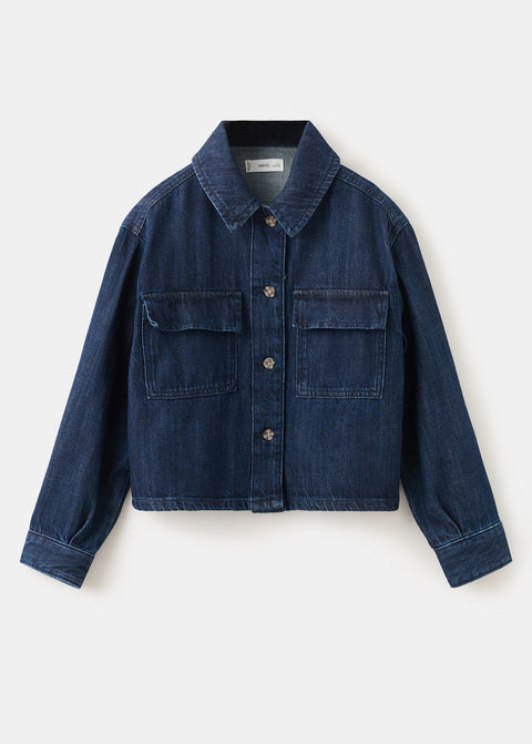 Mango shirt sandyset in dark denim