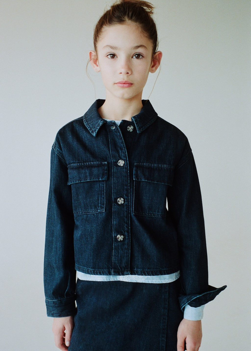 Mango shirt sandyset in dark denim - Image 3
