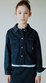 Mango shirt sandyset in dark denim - Image 3
