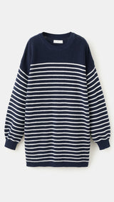 Mango dress saski in navy - Image 1
