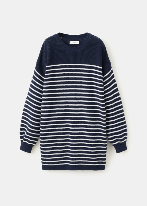 Mango dress saski in navy