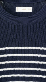 Mango dress saski in navy - Image 2