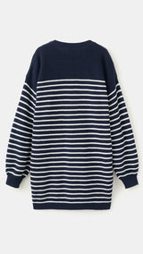 Mango dress saski in navy - Image 4