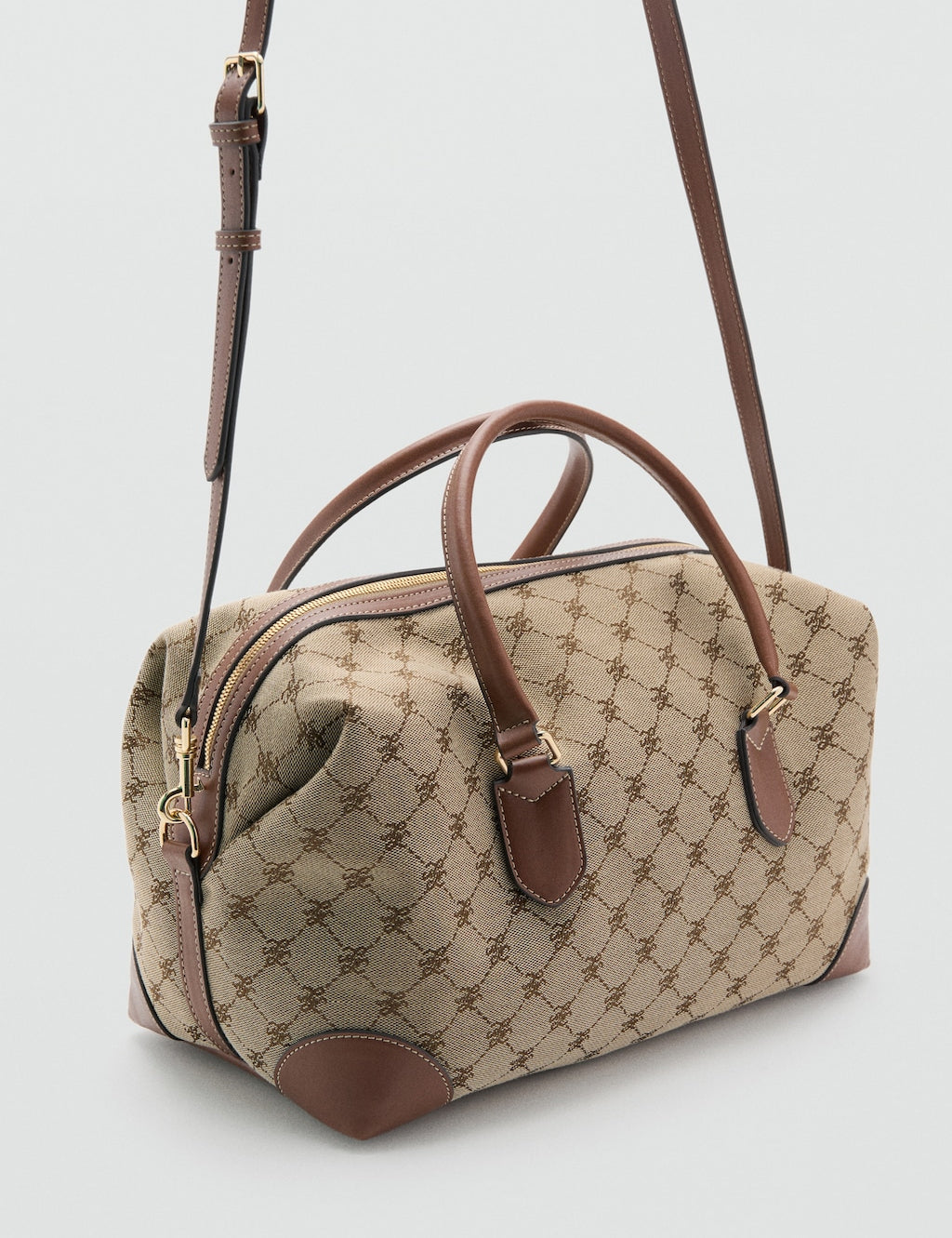 Mango bowling bag deniz in leather - Image 1