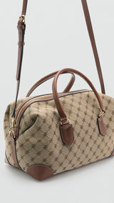 Mango bowling bag deniz in leather - Image 1