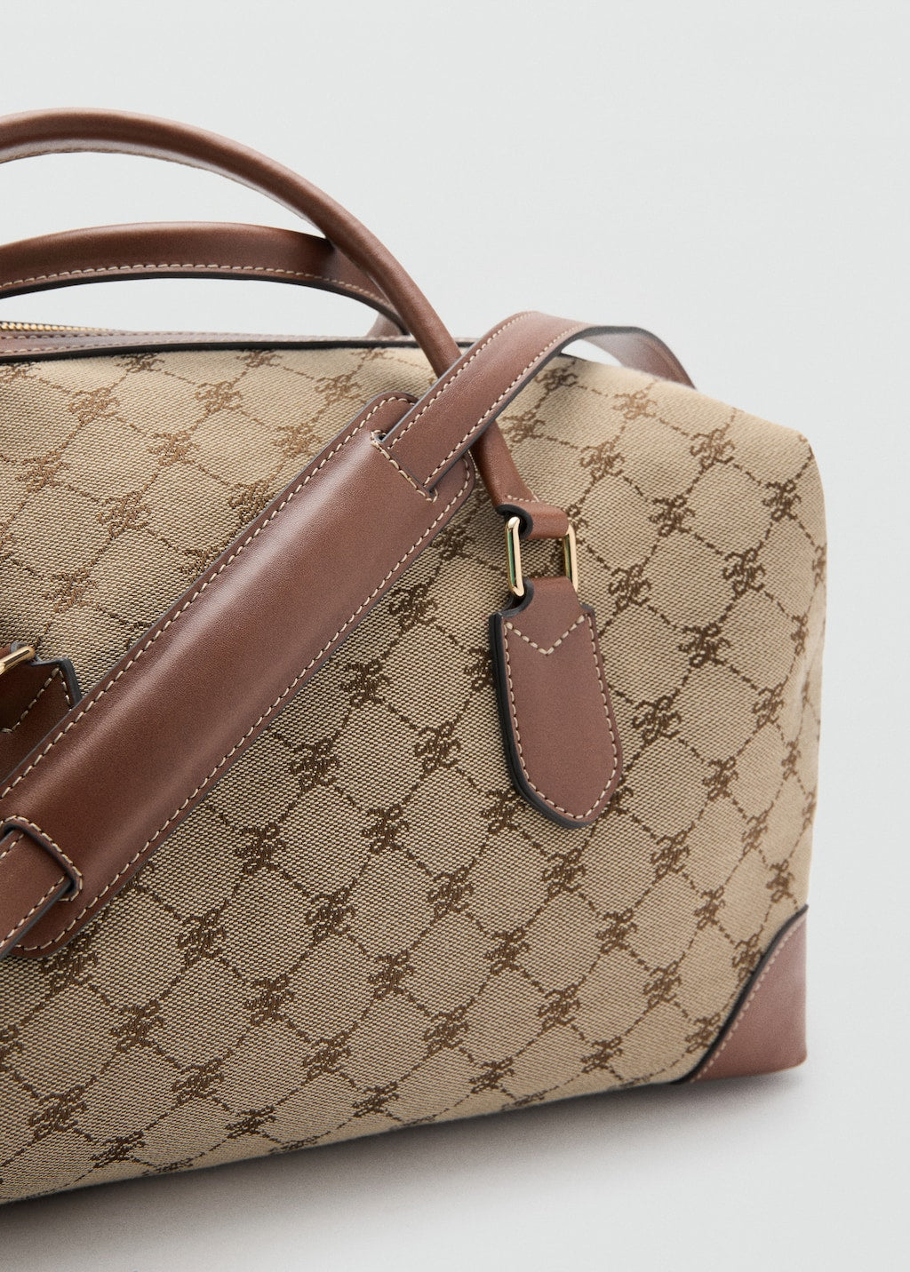 Mango bowling bag deniz in leather - Image 3