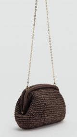 Mango handbag corfu in chocolate-052