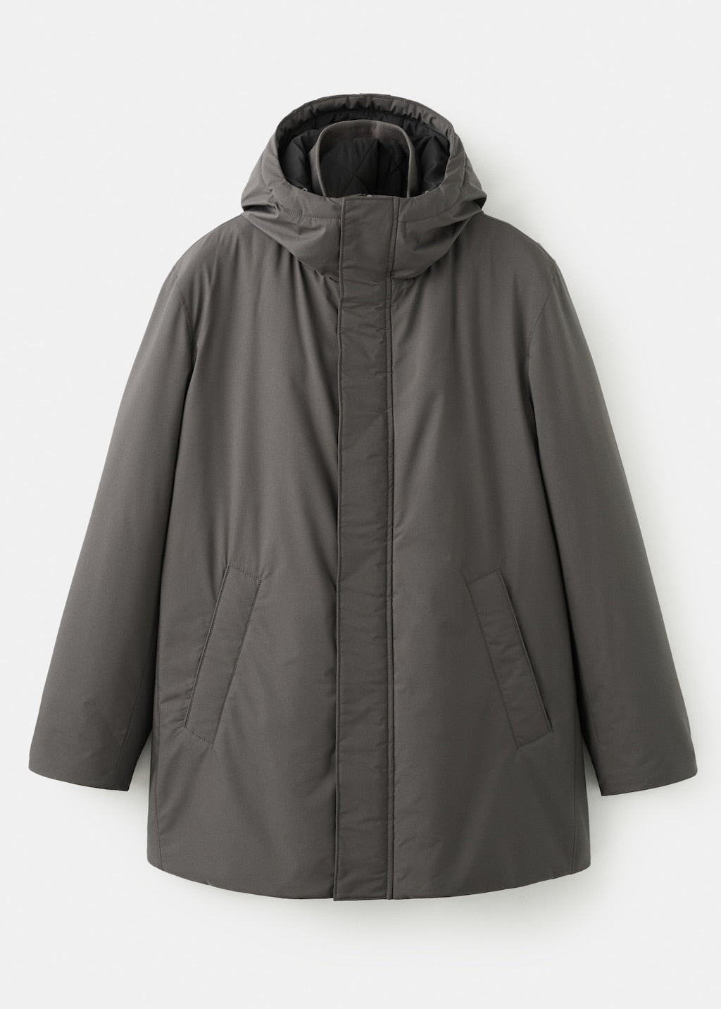 Mango parka ben in grey - Image 2