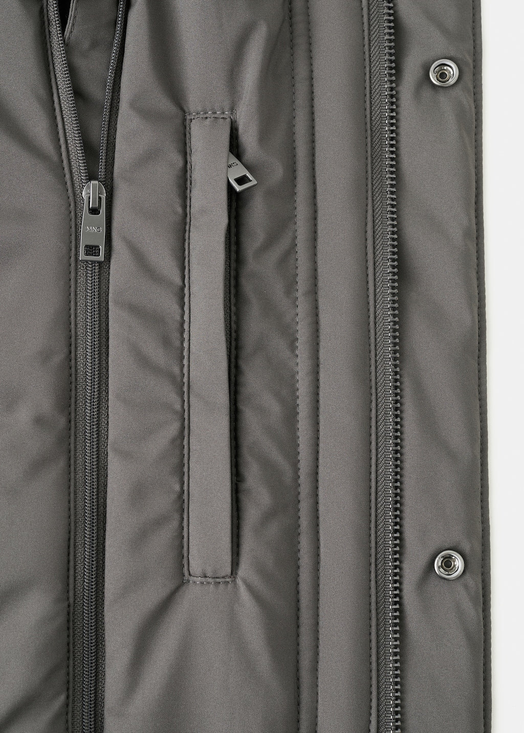 Mango parka ben in grey - Image 3