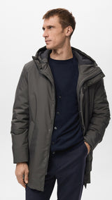Mango parka ben in grey - Image 5