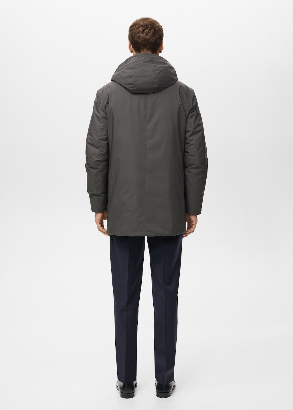 Mango parka ben in grey - Image 9