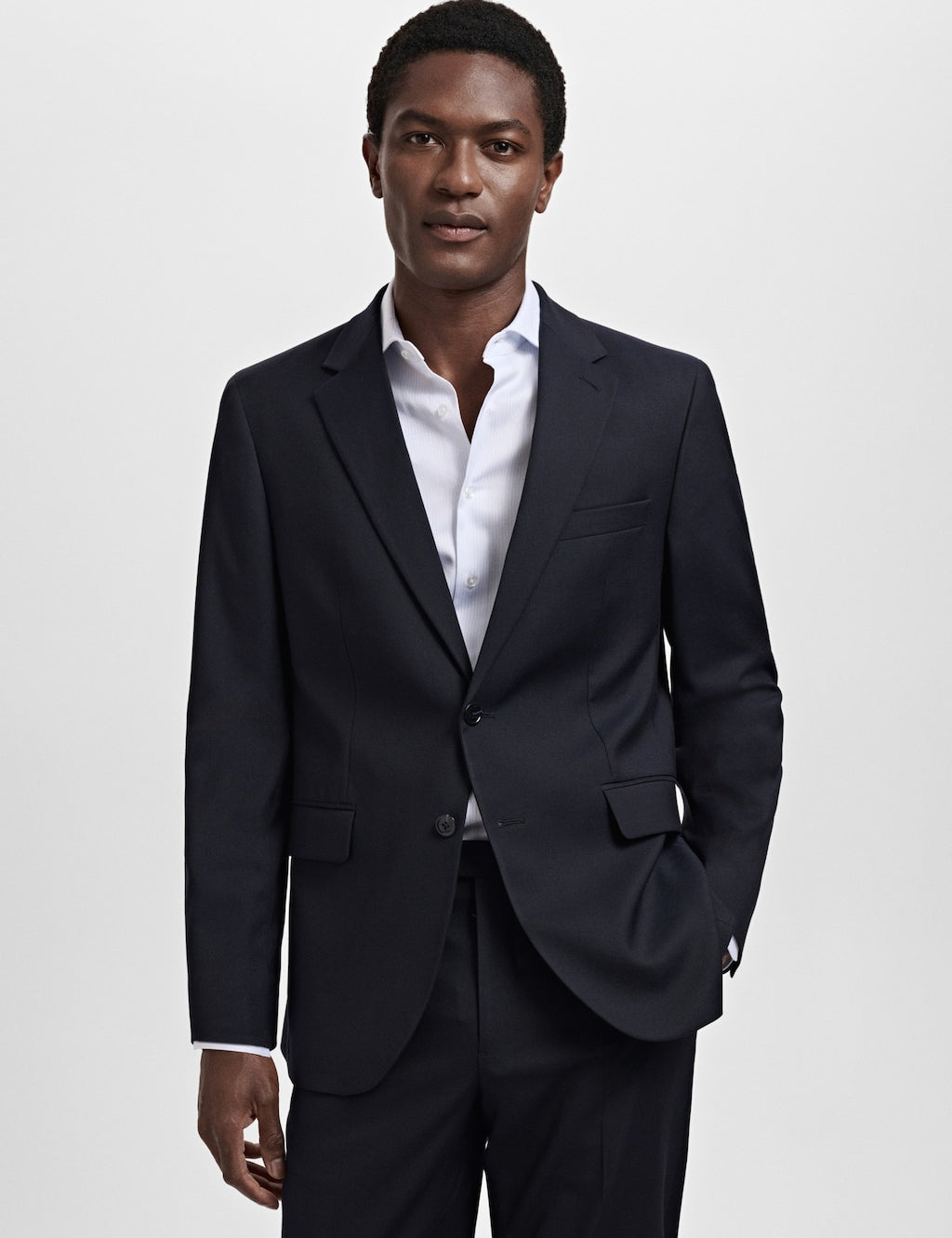 Mango blazer milan in navy - Image 1