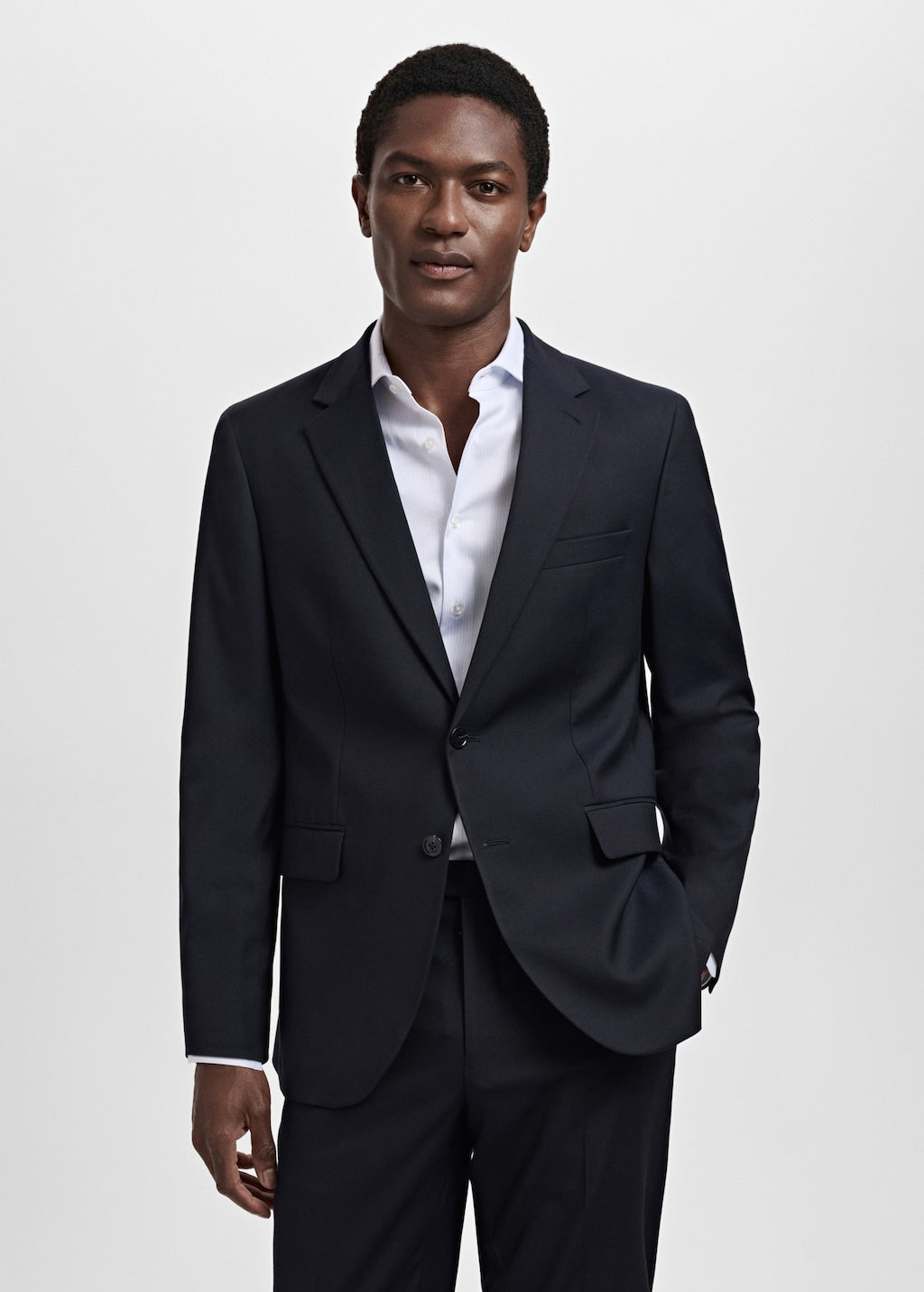 Mango blazer milan in navy - Image 1