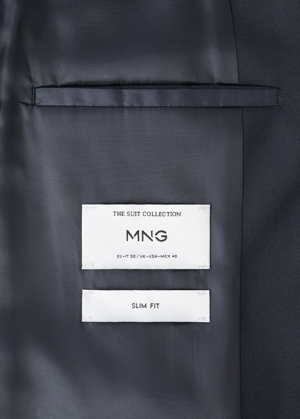 Mango blazer milan in navy - Image 3