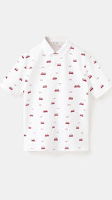 Mango poloshirt cyaop in white - Image 1