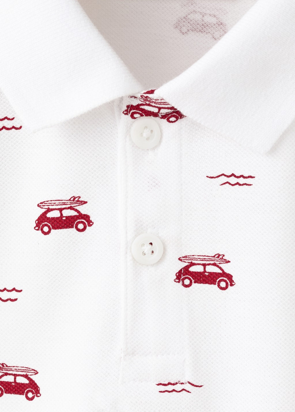 Mango poloshirt cyaop in white - Image 2