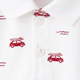 Mango poloshirt cyaop in white - Image 2