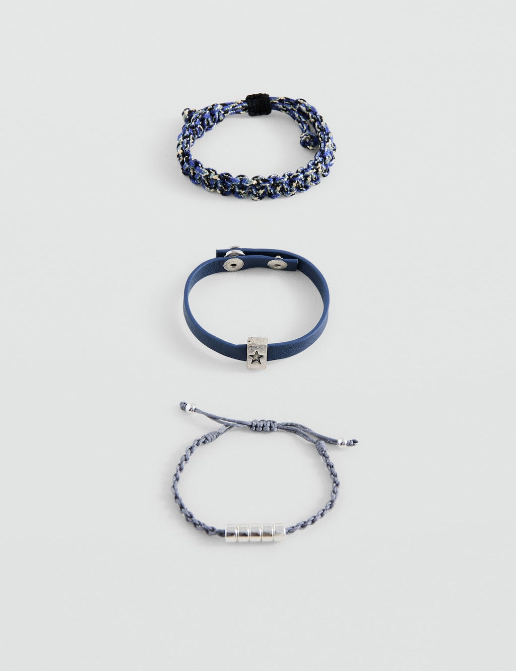 Mango bracelet cuerdi in navy - Image 1