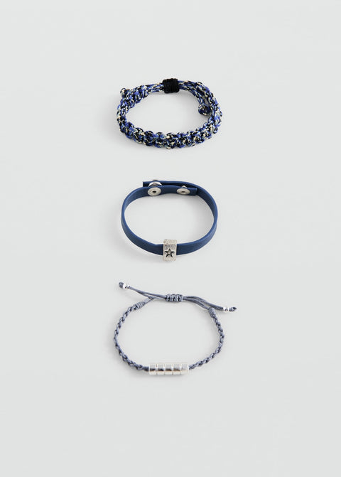 Mango bracelet cuerdi in navy