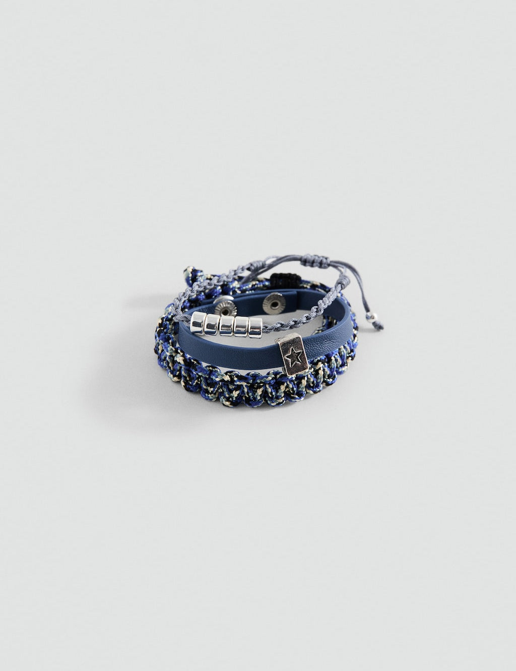 Mango bracelet cuerdi in navy - Image 2