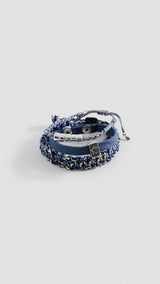 Mango bracelet cuerdi in navy - Image 2