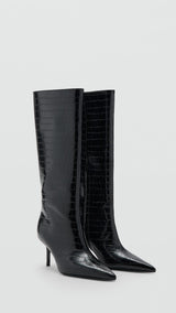 Mango boots brava in black - Image 1