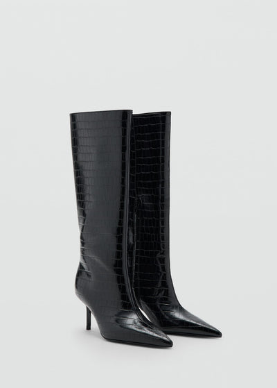 Mango boots brava in black - Image 1