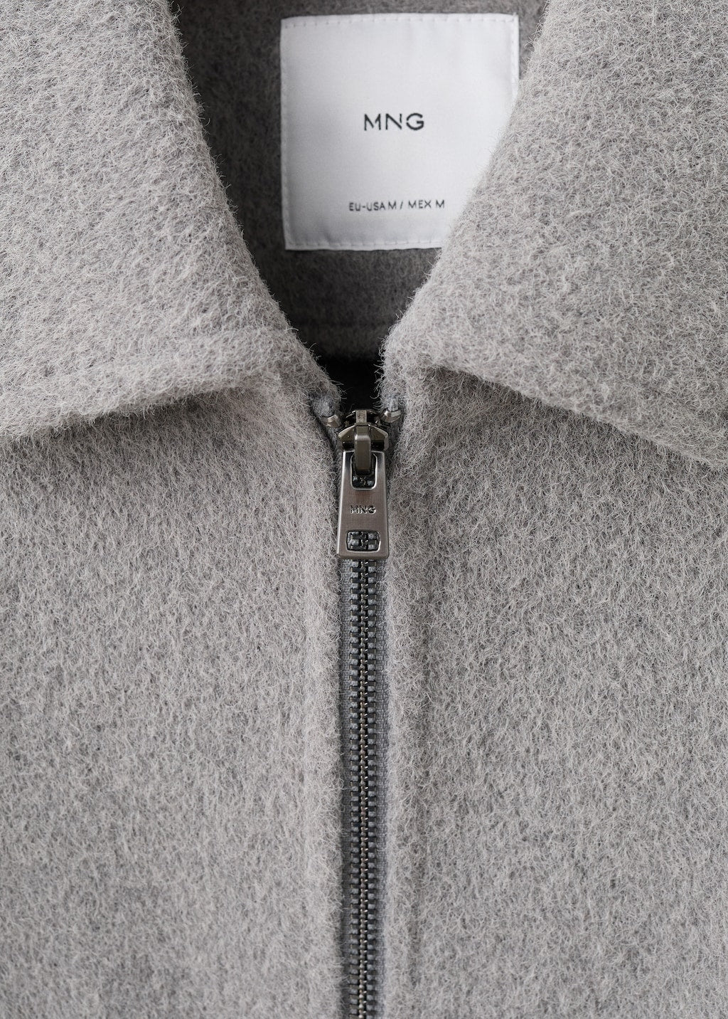 Mango overshirt bellecz in light vigore grey - Image 6