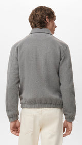 Mango overshirt bellecz in light vigore grey - Image 7